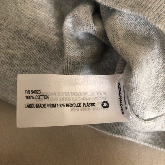 Banana Republic Baby, Gray Cotton Giraffe Sweater. Size 18-24 - Picture 5 of 5